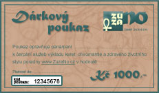 Dárkový poukaz Dárkový poukaz ZuzaNo.cz